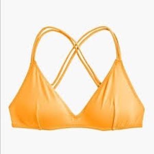 **brand new** j.crew yellow bikini